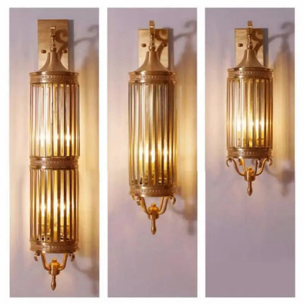 Applique murale extérieure LED étanche style antique en cuivre — LZ4R9XQ