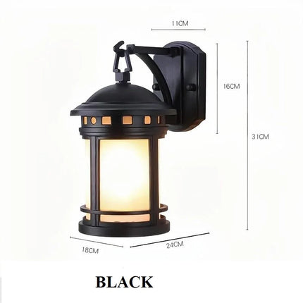 Applique murale rétro lumineuse pour jardin et extérieur — LZ4X9P2