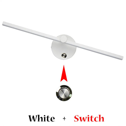 Applique murale LED nordique 8W blanc et noir pour intérieur avec interrupteur AC110V/220V — LZ4X9B2