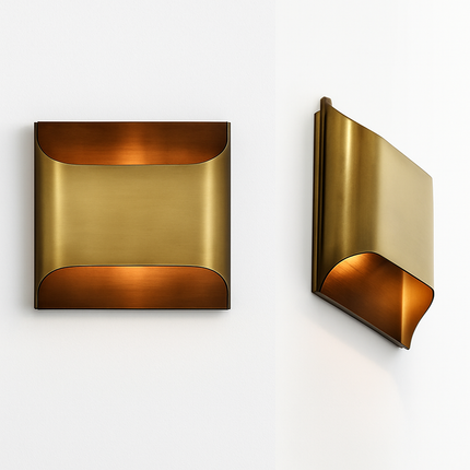 Applique murale LED en cuivre pour salon et chambre style hôtel moderne — LZ4X9T2
