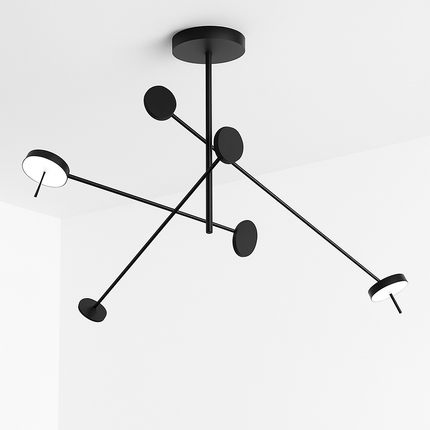applique murale design avec bras pivotant réglable et poteau flexible