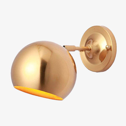 Applique murale LED sphère dorée design — LZ4X9P2