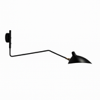 Noir - 80cm - 1 lampe