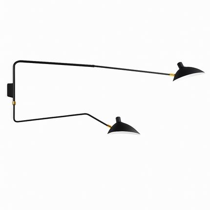 Applique murale design LED dirigeable style retro Swing