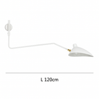 Blanc - 120cm - 1 lampe