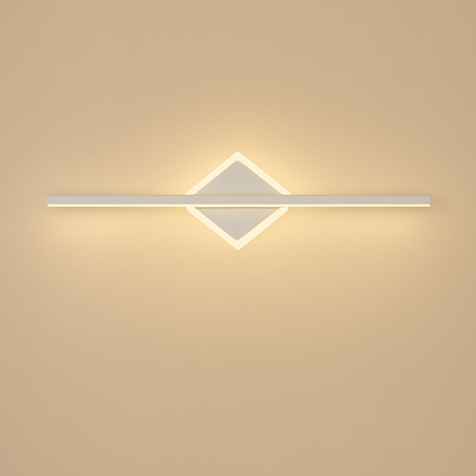 Applique murale design LED dorée ou blanche Mirror