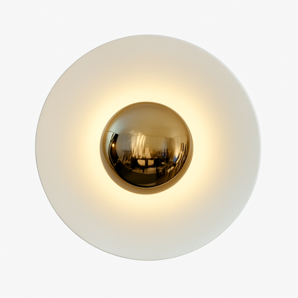 Applique murale LED design disque coloré en métal style Porch Luxury — LZ4X9P2