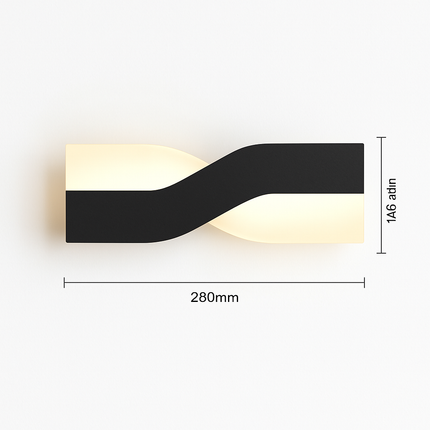 Applique murale LED design en métal style Loft Mirror — LZ4X9T