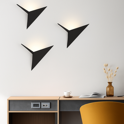 Applique murale LED design triangle en métal style Loft — LZ4G7T9