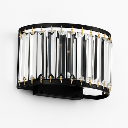 Applique murale LED en verre cristal au style rétro — LZ4X9QJ