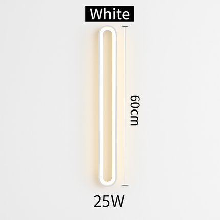 Applique murale LED design rectangulaire en métal Jack — LZ4T9QJ