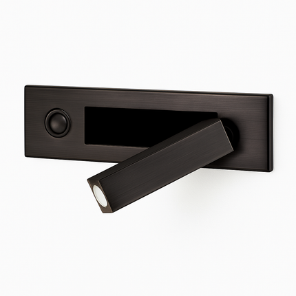 Applique murale carrée avec liseuse LED intégrée — LZ4X9T2