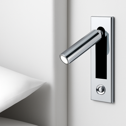 Applique murale carrée avec liseuse LED intégrée — LZ4X9T2