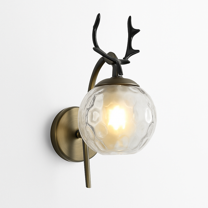 Applique murale en bois design moderne forme cerf — LZ4D9XQ