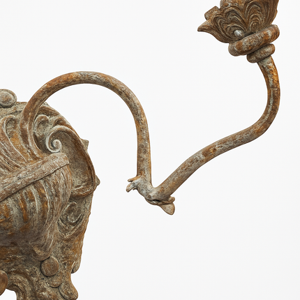 Applique murale double tête en fer style français antique — LZ4X9P2Q