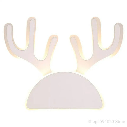 Applique murale en acrylique tête de cerf pour chambre enfant — LZ4X9P