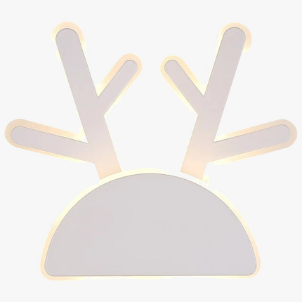 Applique murale en acrylique tête de cerf pour chambre enfant — LZ4X9P