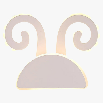 Applique murale en acrylique tête de cerf pour chambre enfant — LZ4X9P