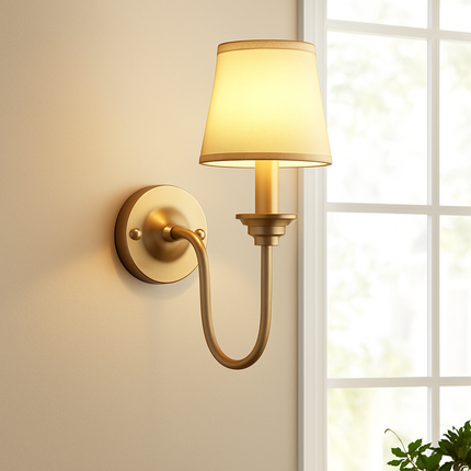 Applique murale en cuivre style nordique classique américain — LZ4X9P2