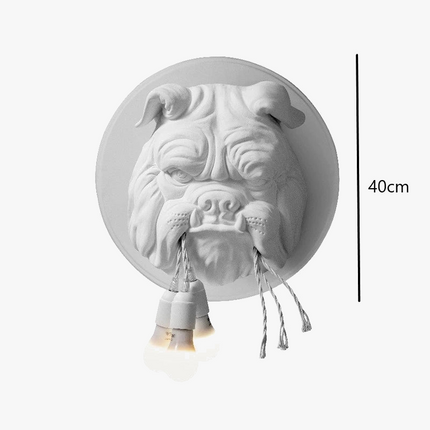 Applique murale décorative en forme de chien personnalisable — LZ4Q7N2