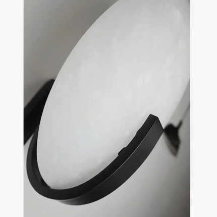 Applique murale design en marbre et cuivre style nordique moderne — LZ4X9P