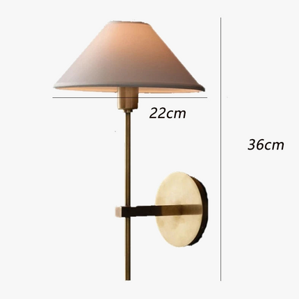 Applique murale design en tissu pour éclairage intérieur moderne — LZ4X9P