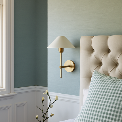 Applique murale en tissu style américain pour éclairage intérieur moderne — LZ4X9B2