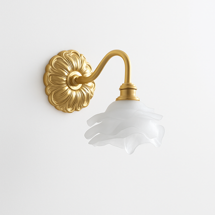 Applique murale rustique en verre dépoli — LZ4M7Q9