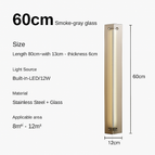 Blanc chaud (2700-3500K) / Gris fumé-60cm