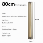 Blanc chaud (2700-3500K) / Gris fumé-80cm