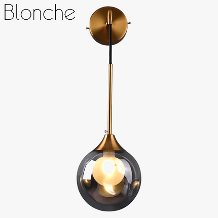 Applique murale en verre au design élégant pour éclairage raffiné — LZ4X9Q2