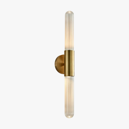 Applique murale moderne en verre avec éclairage minimaliste en métal — LZ4X9T2
