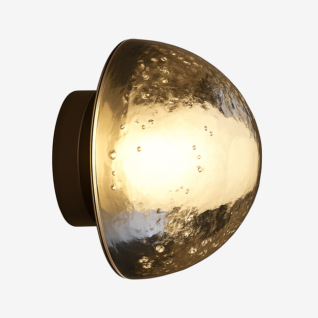 Applique murale extérieure demi-sphère en cristal — LZ4X9P2