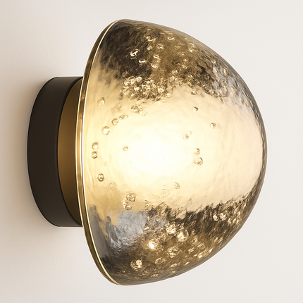 Applique murale extérieure demi-sphère en cristal — LZ4X9P2
