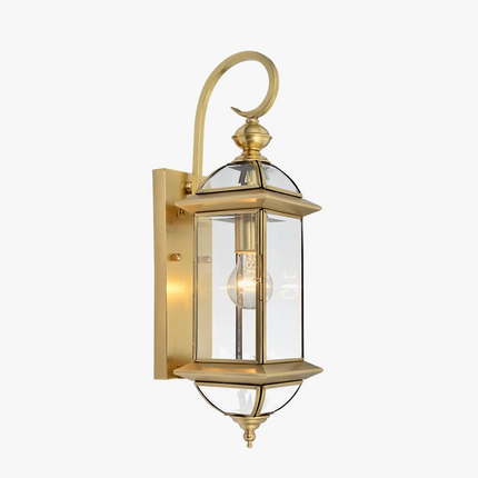 Applique murale extérieure en cuivre style rétro pour jardin et balcon — LZ4X9P2