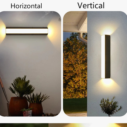 Applique murale extérieure jardin à LED haute luminosité — LZ4N7Q2