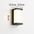 Blanc 6000K / Taille régulière C - 18W / Aucun capteur