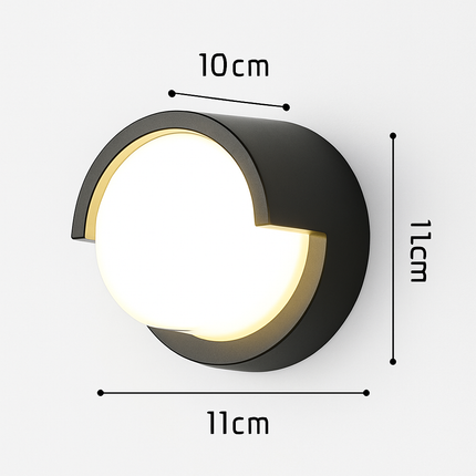 Applique murale LED extérieure extra large étanche IP65 avec détecteur de mouvement — LZ4X9T2