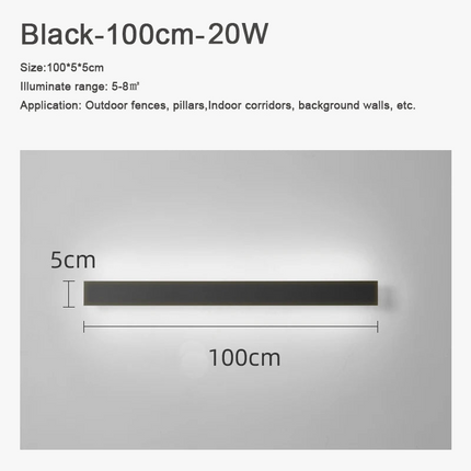 Applique murale LED étanche en aluminium pour jardin et terrasse — LZ4X9P2