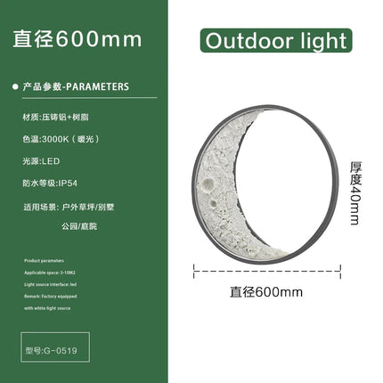 applique murale extérieure moderne à led imperméable pour jardin et villa