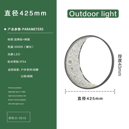 applique murale extérieure moderne à led imperméable pour jardin et villa