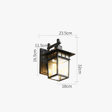 Applique murale extérieure moderne pour jardin et terrasse — LZ4X9T2