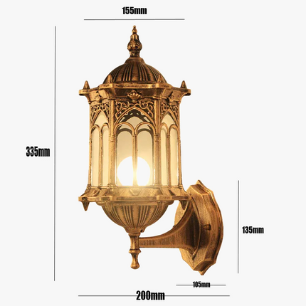 Applique murale lumineuse pour jardin et terrasse extérieure — LZ4XJ9