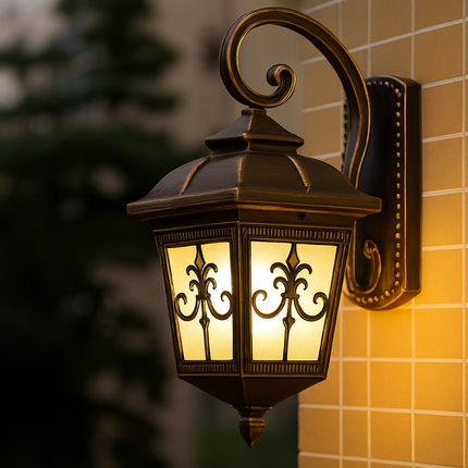 Applique murale rétro pour éclairage extérieur de jardin et cour — LZ4G7T9