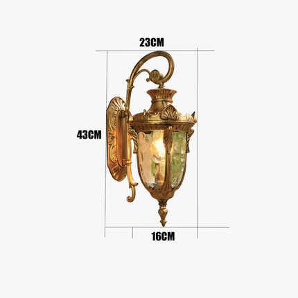 applique murale extérieure rétro style américain étanche O Garden Lights