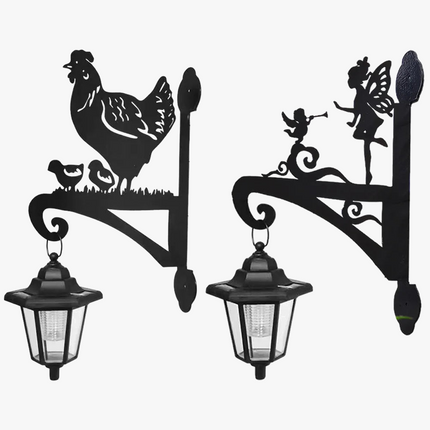 Applique murale solaire extérieure pour jardin et oiseaux — LZ4Q7N2