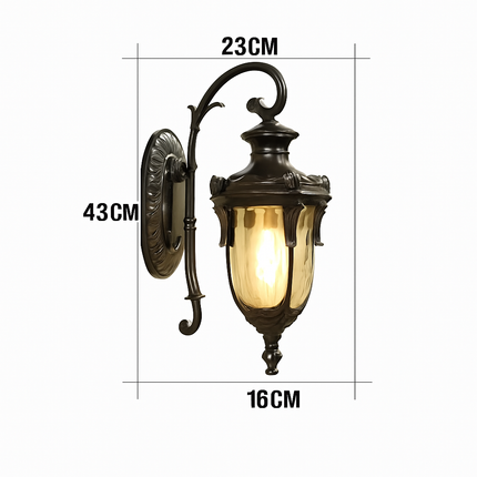 Applique murale extérieure étanche style rétro américain — LZ4F7Q2