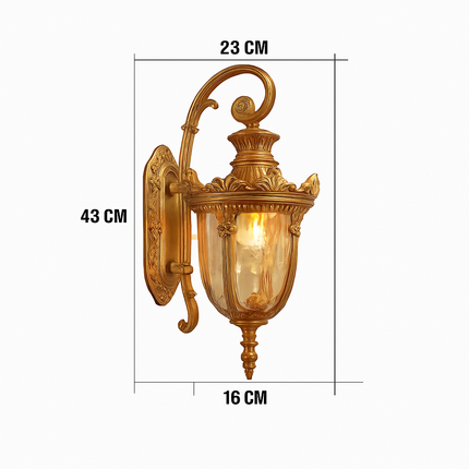 Applique murale extérieure étanche style rétro américain — LZ4F7Q2