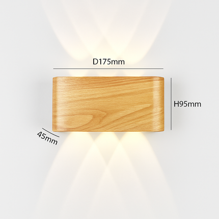Applique murale LED extérieure étanche au design moderne et créatif — LZ4X9P