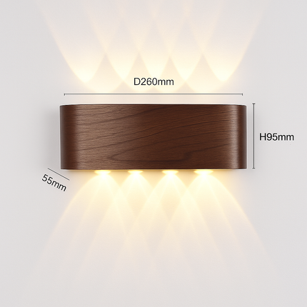 Applique murale LED extérieure étanche au design moderne et créatif — LZ4X9P